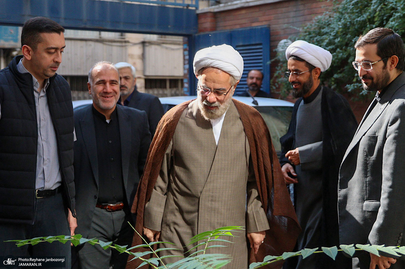 حضور حجت الاسلام و المسلمین مرتضی جوادی آملی در موسسه مطبوعاتی جماران