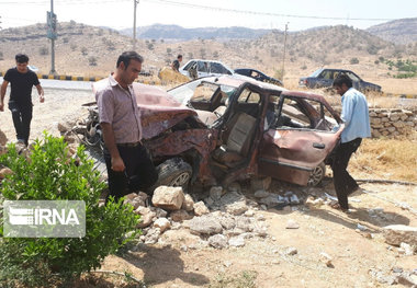 حادثه رانندگی در کمربندی خرم‎آباد یک کشته بر جا گذاشت