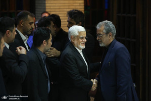 مراسم ختم مادر مهدی طباطبایی