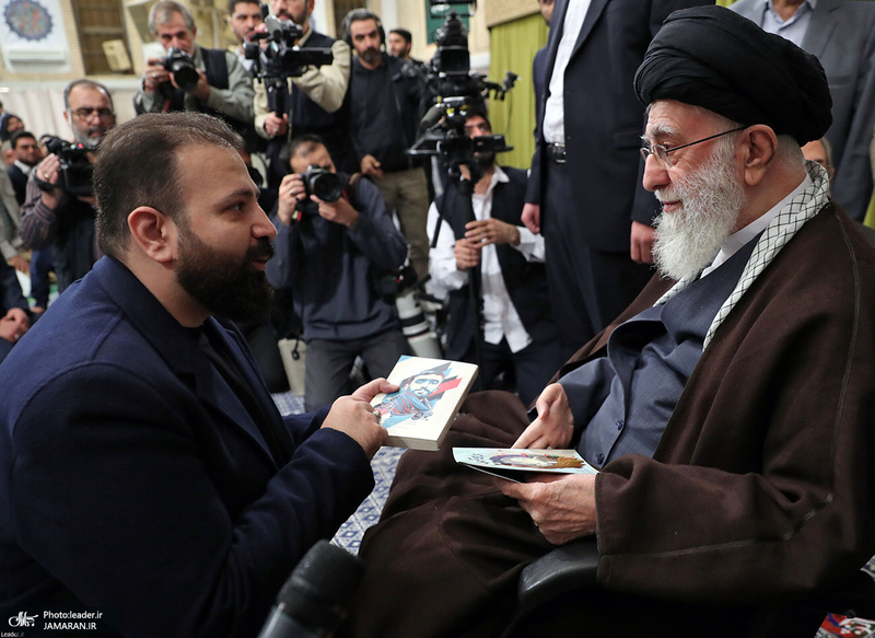 دیدار جمعی از شاعران و اهالی فرهنگ و ادب با رهبر معظم انقلاب