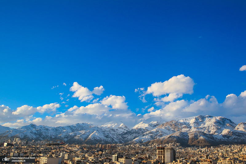 آسمان بی نظیر امروز تهران