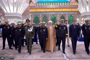 تجدید میثاق فرمانده و پرسنل نیروی دریایی ارتش جمهوری اسلامی ایران با آرمان‌های امام خمینی(س)