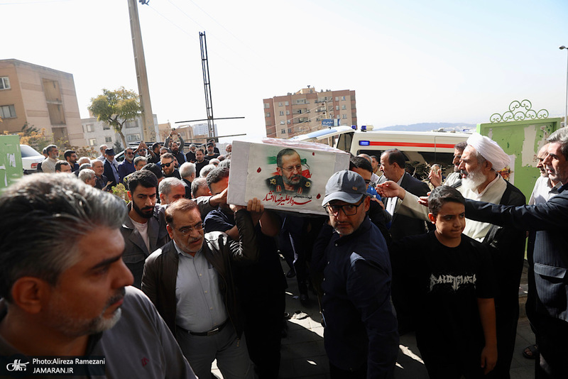 مراسم تشييع سردار عليرضا افشار