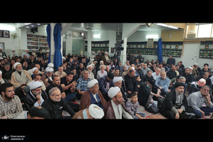 مراسم عزاداری شهادت امام صادق (ع)  در بیت آیت الله العظمی صانعی (ره)