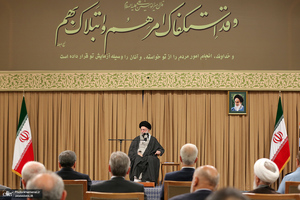 دیدار رئیس‌جمهور و اعضای هیئت دولت با رهبر معظم انقلاب