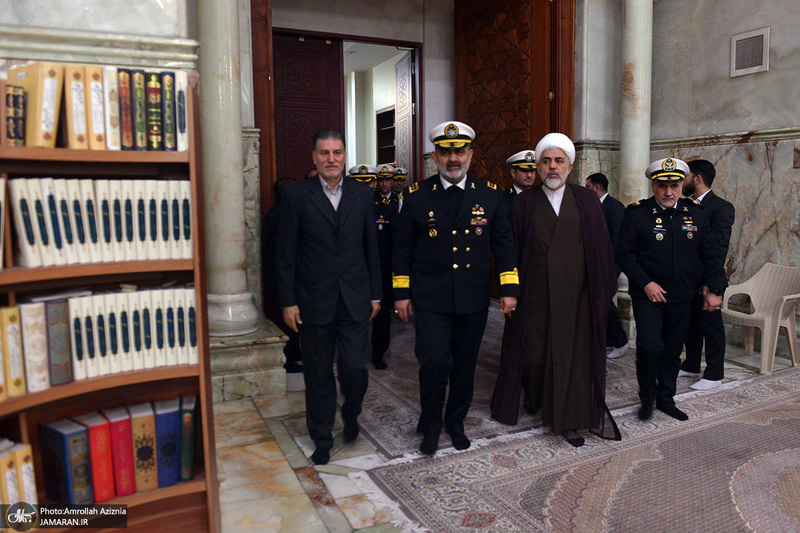 تجدید میثاق فرمانده و پرسنل نیروی دریایی ارتش جمهوری اسلامی ایران با آرمان‌های امام خمینی(س)