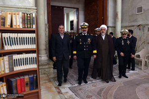 تجدید میثاق فرمانده و پرسنل نیروی دریایی ارتش جمهوری اسلامی ایران با آرمان‌های امام خمینی(س)