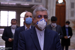 تجدید میثاق وزیر و کارکنان وزارت نیرو با آرمان های حضرت امام(س)