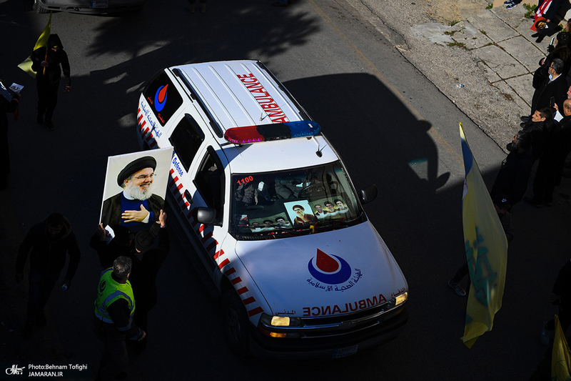 تصاویر اختصاصی جماران از تشییع و خاکسپاری شهید سیدهاشم صفی الدین 