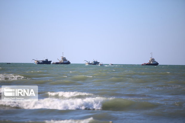 مانور مقابله با آلودگی نفتی در دریای خزر برگزار شد