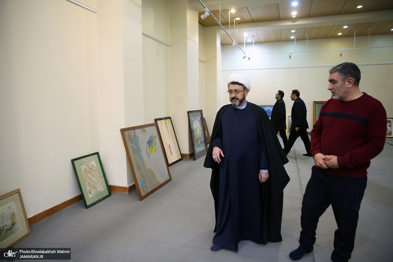 بازدید رئیس موسسه تنظیم و نشر آثار امام خمینی (س) از مراحل آماده‌سازی هفته فرهنگی بر آستان آفتاب