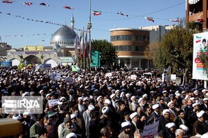 راهپیمایی مردمی در حمایت از اقتدار و امنیت کشور در شهرهای مختلف + تصاویر