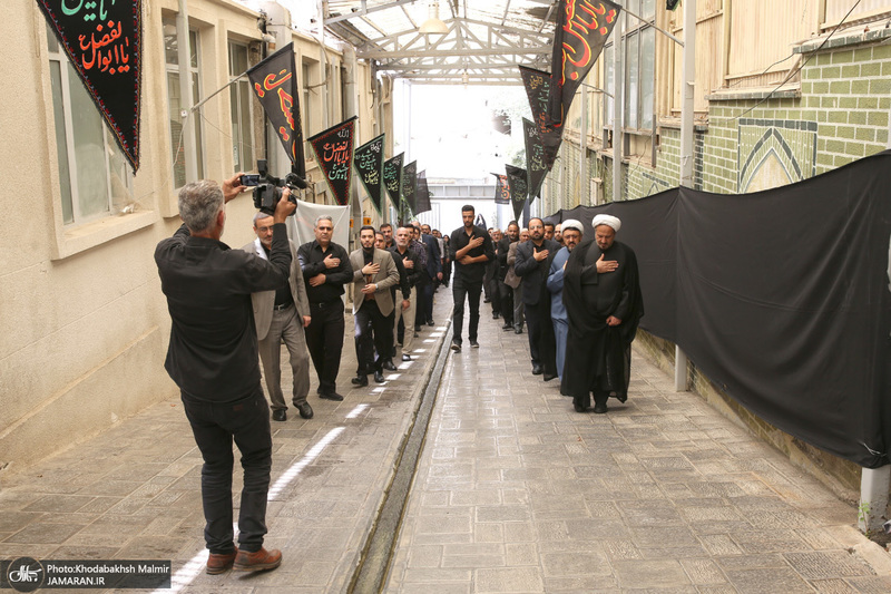 مراسم عزاداری کارکنان موسسه تنظیم ونشر آثار امام خمینی (س) به مناسبت دهه اول محرم