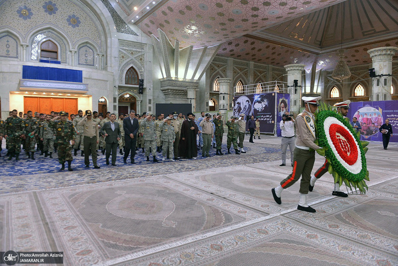 تجدید میثاق دانشجویان و فرماندهان دانشگاه افسری امام علی (ع) با آرمان های امام خمینی (س)