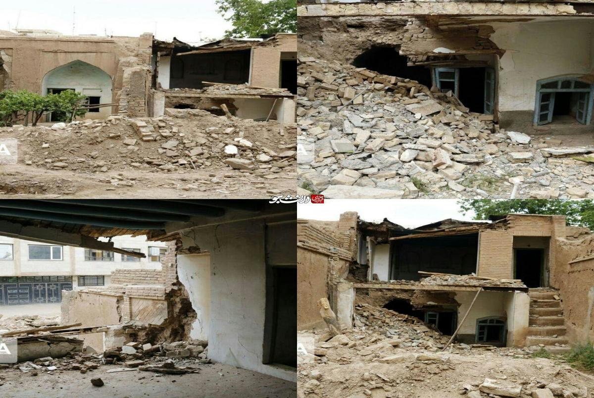 تخریب منزل مرحوم استاد حمید سبزواری+ تصاویر