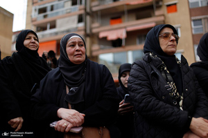 تصاویر اختصاصی جماران از حال و هوای بیروت یک روز مانده به تشییع شهید سید حسن نصرالله (ره)