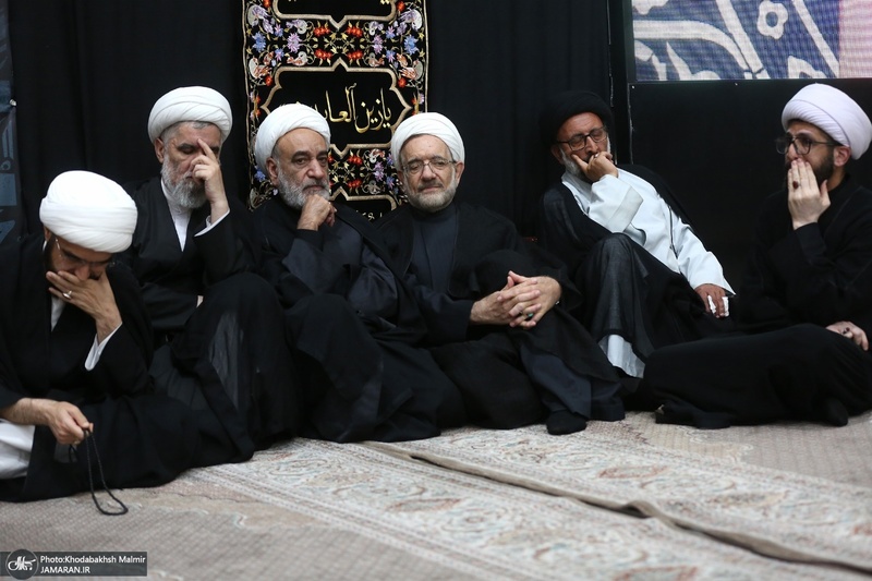 مراسم عزاداری شب تاسوعای حسینی در حرم امام خمینی (س)