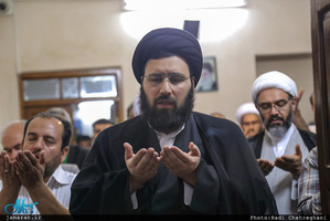 مراسم بزرگداشت خانواده های شهدای 15 خرداد و مدافع حرم توسط سید علی خمینی