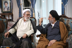 دیدار مجمع روحانیون مبارز و مجمع محققین حوزه علمیه قم با سید حسن خمینی