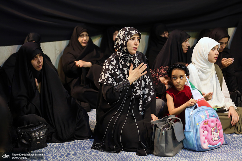 مراسم عزاداری هیئت جامعه اسلامی ورزشکاران در حسینیه جماران