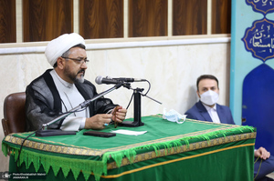 دیدار نوروزی و سخنرانی رئیس موسسه تنظیم و نشر آثار امام خمینی(س) در جمع کارکنان