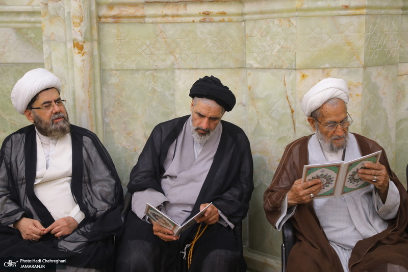 مراسم شانزدهمین سالگرد ارتحال آیت الله بهجت‎ (ره) در قم