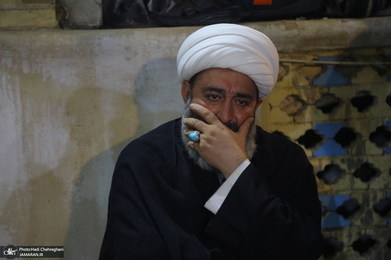 مراسم عزاداری دهه اول ماه صفر در بیت مرحوم آیت الله شاه آبادی‎