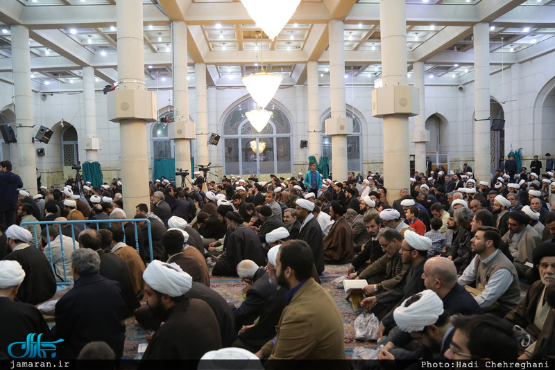 مراسم هفتمین روز درگذشت آیت الله ابن الرضا(ره) در مسجد اعظم قم