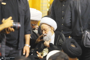 مراسم بزرگداشت رهبر شهید انقلاب در قم-۱