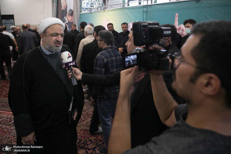 مراسم چهلمین روز شهادت سپهبد حسین سلامی