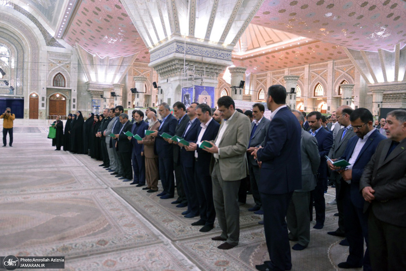 تجدید میثاق شهردار و رئیس شورای شهر تهران با آرمان‌های حضرت امام (س)