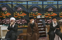 مراسم عزای روز عاشورا در بیت آیت الله العظمی فاضل لنکرانی(ره)