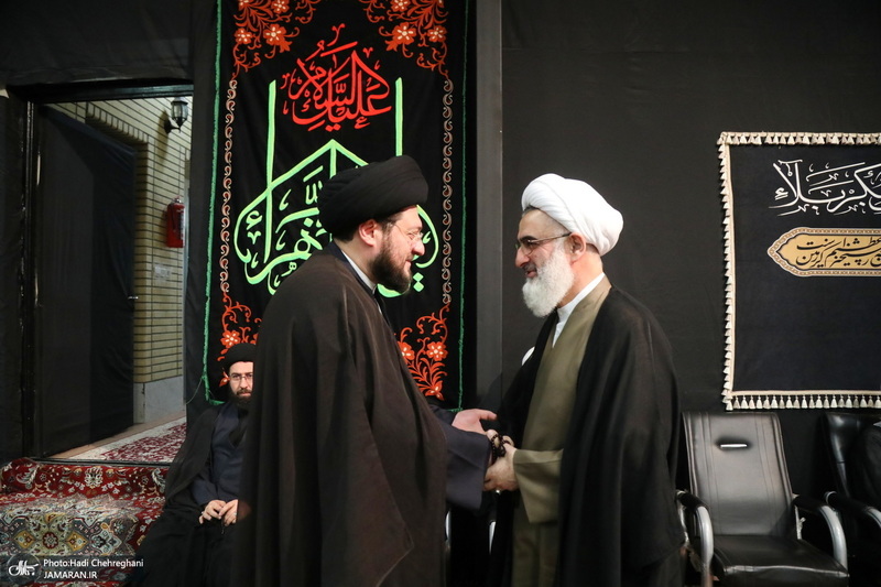 مراسم عزاداری ماه محرم در بیت مرحوم آیت الله العظمی هاشمی شاهرودی‎‎