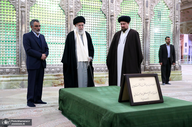 حضور رهبر معظم انقلاب در مرقد مطهر امام خمینی(س) و گلزار شهیدان