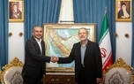 وزیر کشور پاکستان با علی لاریجانی دیدار کرد + تصاویر