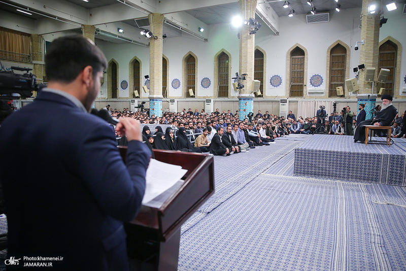 دیدار رمضانی دانشجویان با رهبر معظم انقلاب