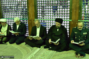 تجدید میثاق رئیس‌جمهور و اعضای دولت با آرمان‌های حضرت امام خمینی - 1