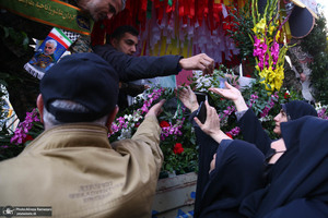 تشییع پیکر شهدای مدافع حرم در شهرک شهید محلاتی