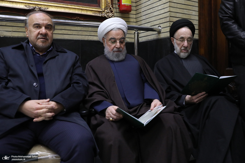 مراسم ترحیم مادر محمد شریعتمداری