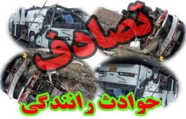 3مصدوم درحادثه رانندگی آزادراه کرج -قزوین