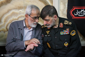 مراسم سالگرد شهادت سپهبد شهید محمد باقری، همسر و فرزند ایشان