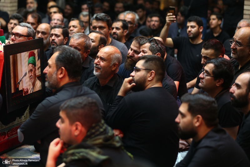 مراسم تشییع پیکر پیر غلام اهل بیت (س) حاج حسین عرب