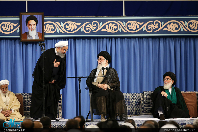 دیدار مسئولان نظام و سفرای کشورهای اسلامی با رهبر معظم انقلاب