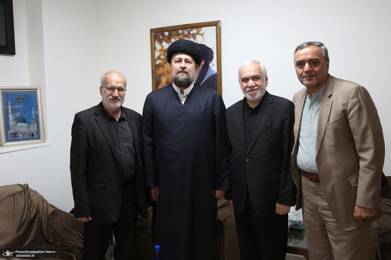 دیدار مدیران سابق تیم های پرسپولیس و استقلال با سید حسن خمینی