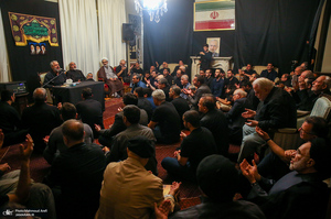 عزاداری شب عاشورا در منزل صادق خرازی