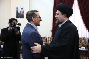 دیدار رئیس سازمان اداری و استخدامی و مدیران نظام اداری کشور با سید حسن خمینی