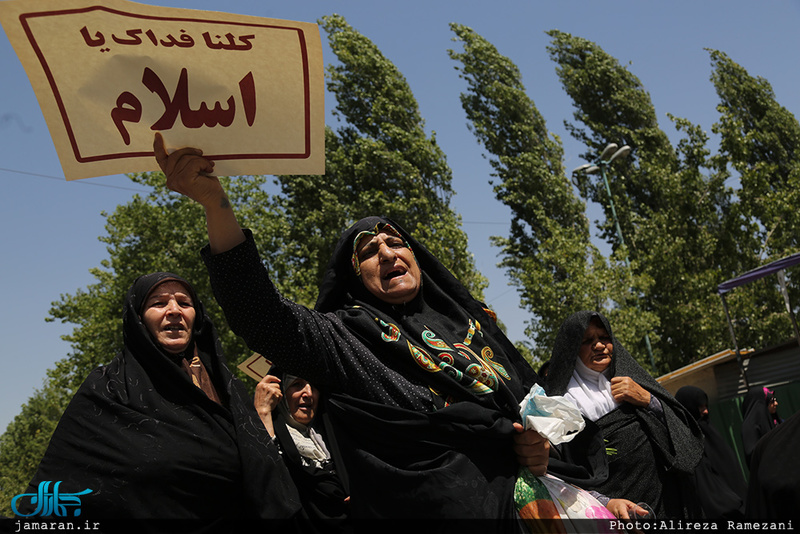 راهپیمایی اعتراض آمیز علیه جنایات در مسجد الاقصی و میانمار 