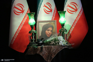 مراسم یادبود هنرمند فقید شهیده منصوره عالیخانی