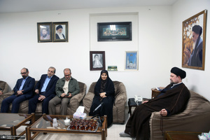 دیدار وزیر راه و شهر سازی با سید حسن خمینی