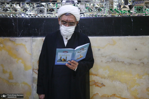 مراسم تشییع و خاکسپاری پیکر آیت الله ری شهری (ره) در حرم حضرت عبدالعظیم حسنی (ع)